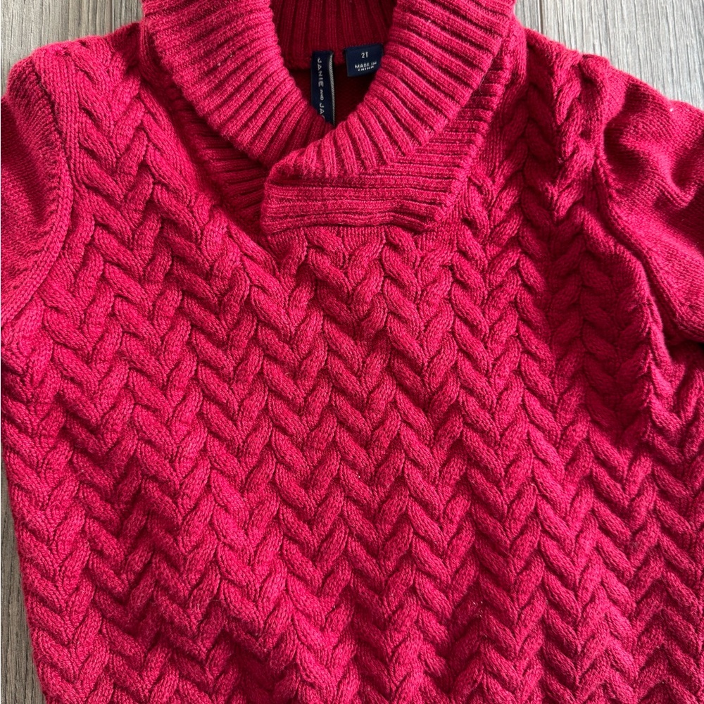 Janie & Jack Cable Knit Sweater